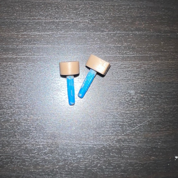 Christian Louboutin Lady Peep heel tips. - Picture 2 of 3